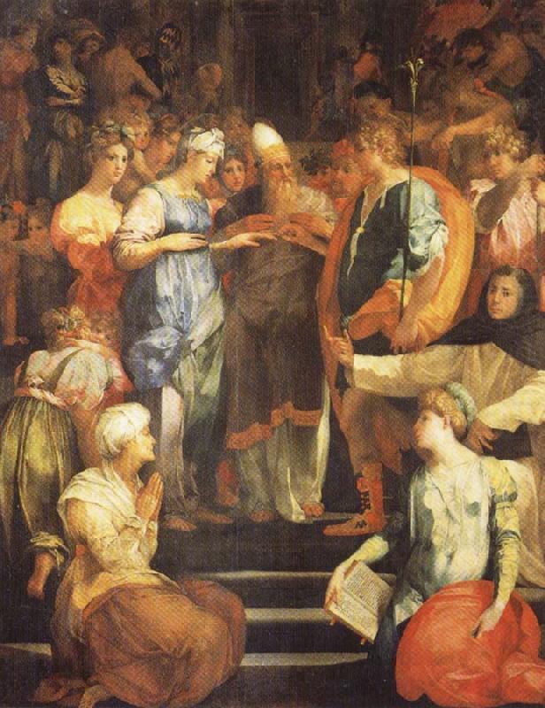 Marriage of the Virgin Mary, Rosso Fiorentino